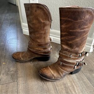 FREEBIRD Brown Leather Women's Boots